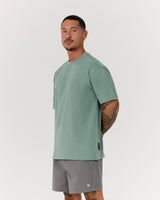 CLASSIC TEE - TARRAGON ICON