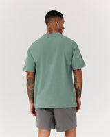 CLASSIC TEE - TARRAGON ICON