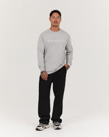 CLASSIC LONG SLEEVE TEE - CONCRETE TONAL