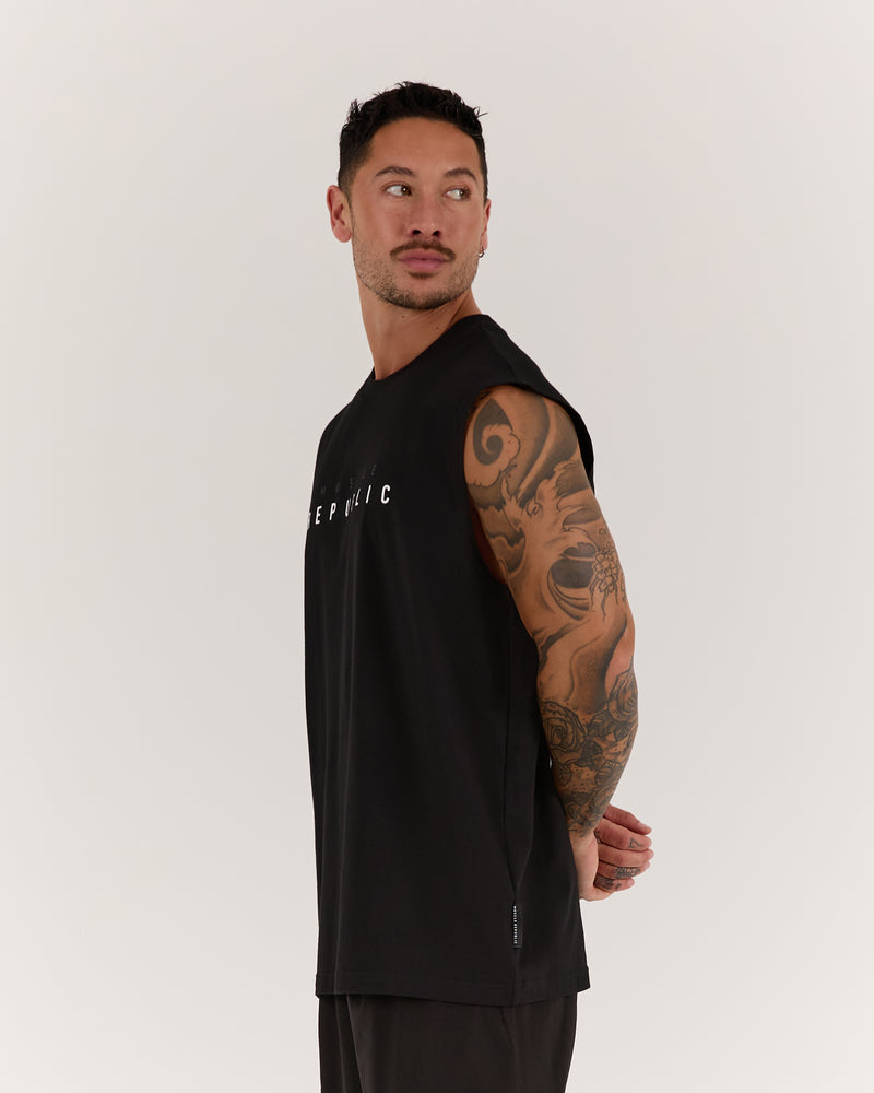CLASSIC TONAL TANK - BLACK