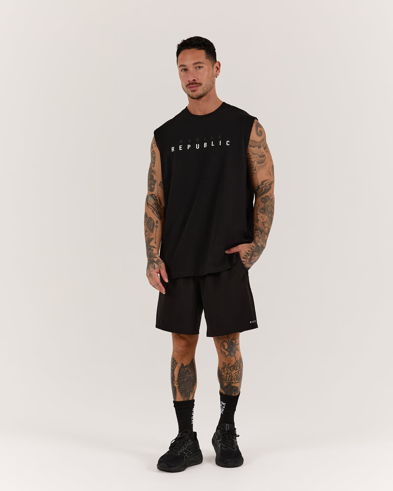 CLASSIC TONAL TANK - BLACK