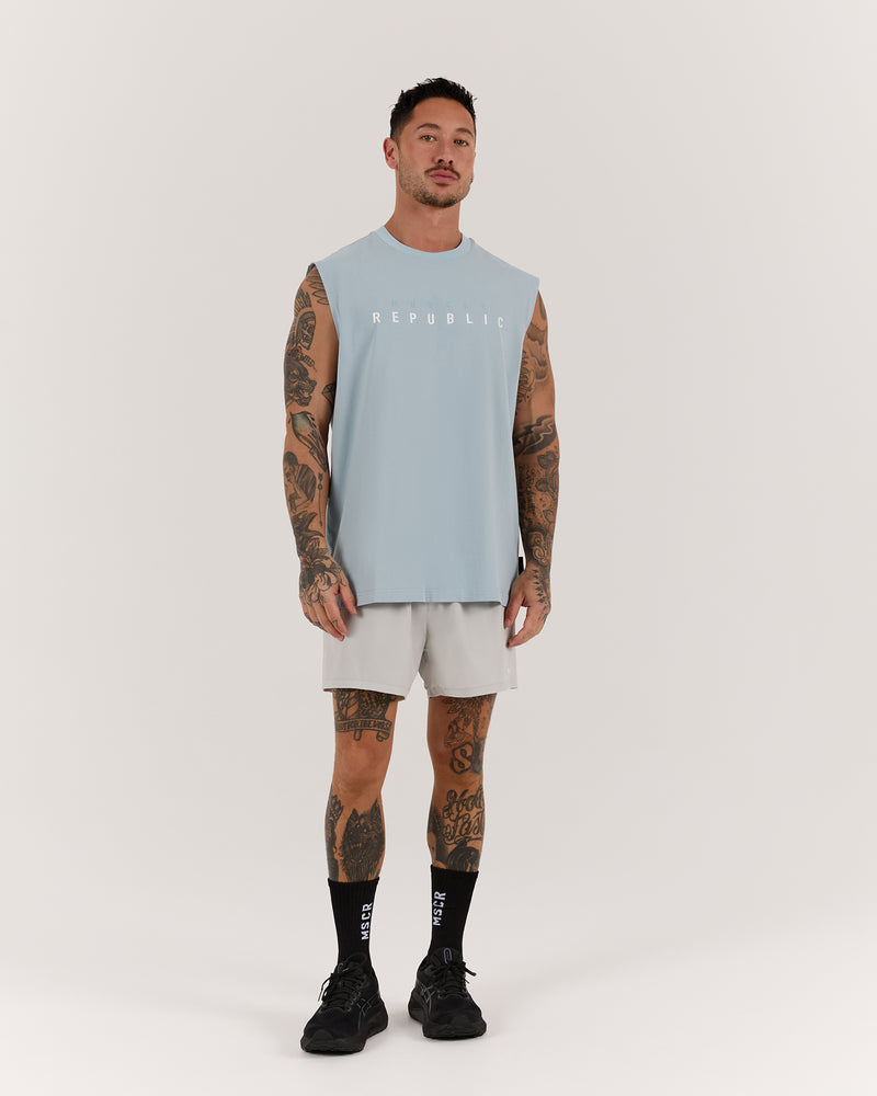 CLASSIC TONAL TANK - COOL BLUE