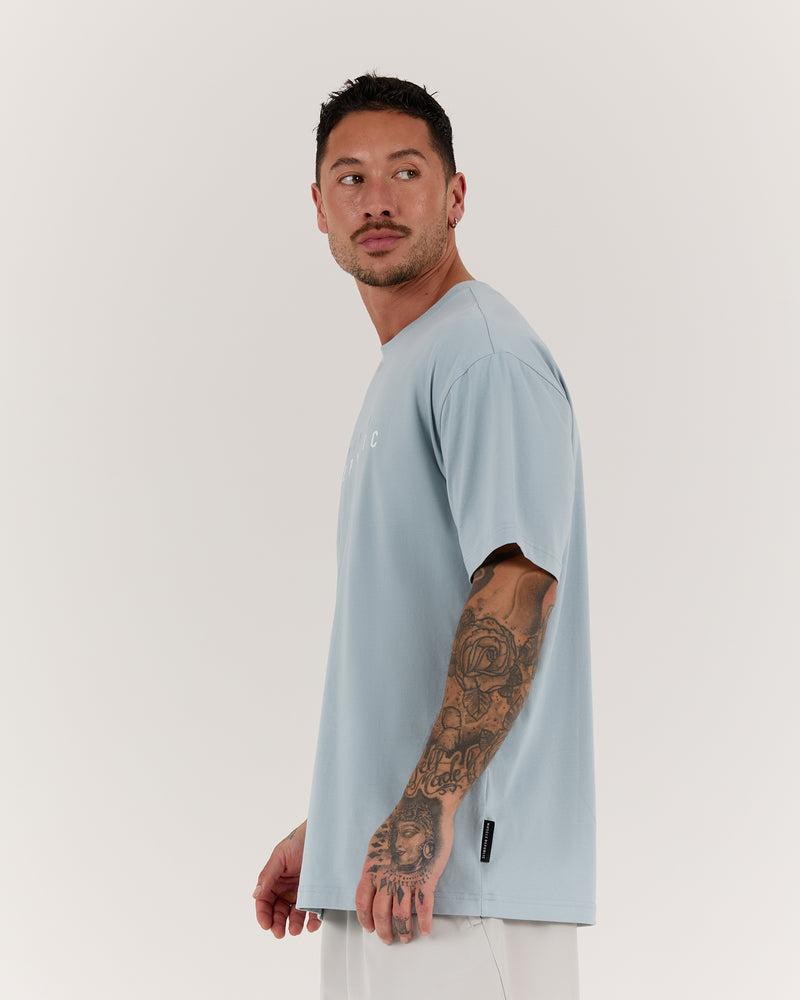 CLASSIC TONAL TEE - COOL BLUE