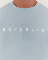 CLASSIC TONAL TEE - COOL BLUE