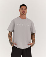 CLASSIC TONAL TEE - CLOUD