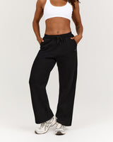 CLASSIC WIDE LEG SWEATPANT - BLACK