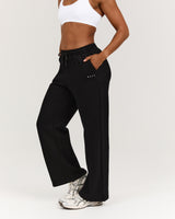 CLASSIC WIDE LEG SWEATPANT - BLACK