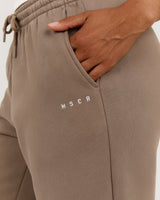 CLASSIC WIDE LEG SWEATPANT - COFFEE