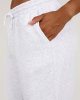 CLASSIC WIDE LEG SWEATPANT - SNOW GREY