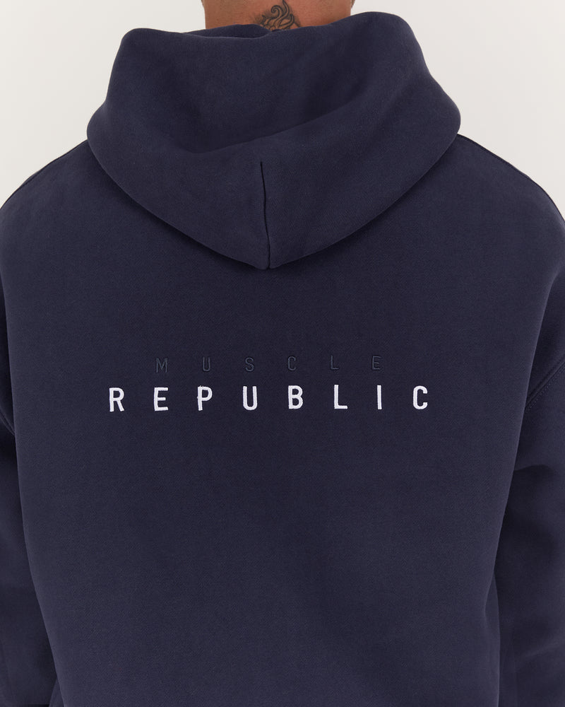 CLASSIC ZIP UP HOODIE - OXFORD