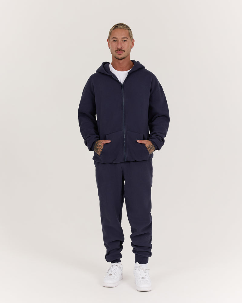CLASSIC ZIP UP HOODIE - OXFORD