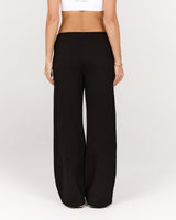 CLUB MSCR WIDE LEG SWEATPANT - BLACK