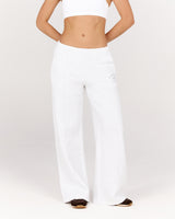 CLUB MSCR WIDE LEG SWEATPANT - SNOW GREY