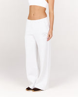 CLUB MSCR WIDE LEG SWEATPANT - SNOW GREY