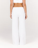 CLUB MSCR WIDE LEG SWEATPANT - SNOW GREY