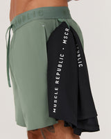 COMPOUND SHORTS V2 5" - TARRAGON