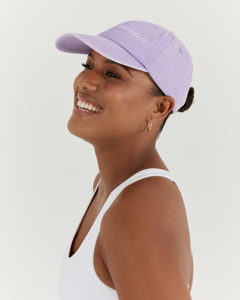 WOMENS DAD CAP - WASHED PURPLE