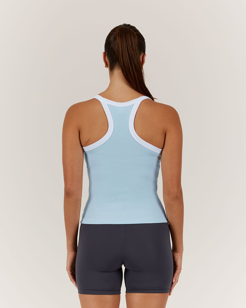 DEFINITION RIBBED TANK TOP - POLAR