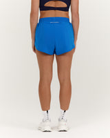DISTANCE INBUILT RUN SHORTS 3" - LUMINOUS BLUE