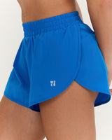 DISTANCE INBUILT RUN SHORTS 3" - LUMINOUS BLUE