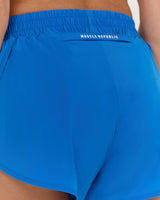 DISTANCE INBUILT RUN SHORTS 3" - LUMINOUS BLUE