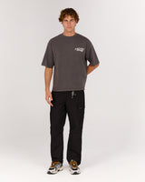 MEN'S BOXY TEE - FADED ONYX DISTORTION