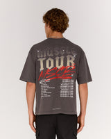 MEN'S BOXY TEE - FADED ONYX DISTORTION