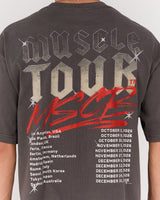 MEN'S BOXY TEE - FADED ONYX DISTORTION