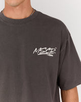 MEN'S BOXY TEE - FADED ONYX DISTORTION