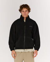 DIVISION SHERPA JACKET - BLACK