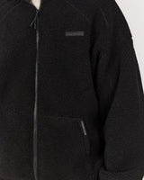 DIVISION SHERPA JACKET - BLACK