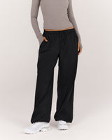 DRAWSTRING RELAXED PANT - BLACK