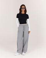 DRAWSTRING RELAXED PANT - VAPOUR