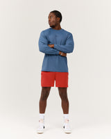 DYNAMIC LONG SLEEVE TEE - BLUE SLATE