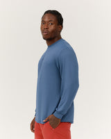 DYNAMIC LONG SLEEVE TEE - BLUE SLATE