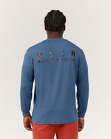DYNAMIC LONG SLEEVE TEE - BLUE SLATE
