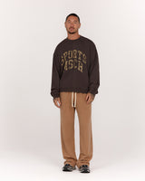 MENS FLEECE WIDE LEG SWEATPANT - FADED SAHARA ELEVATION