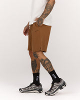 MENS TERRY RELAXED SWEATSHORTS - SAHARA ELEVATION