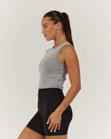 EMERSON CROP TANK - GREY