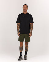 MENS HEAVY RELAXED TEE - BLACK ENDURO
