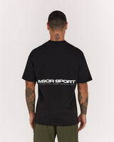 MENS HEAVY RELAXED TEE - BLACK ENDURO