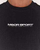 MENS HEAVY RELAXED TEE - BLACK ENDURO