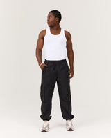 ENDZONE TAPERED LEG CARGO PANT - BLACK