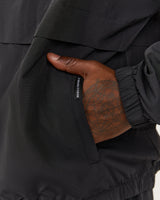 ENDZONE WOVEN JACKET - BLACK