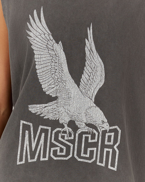 ESSENTIALS EAGLE TANK - FADED ONYX