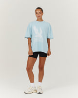 ESSENTIALS EAGLE TEE - FADED BLUE