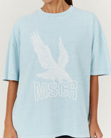 ESSENTIALS EAGLE TEE - FADED BLUE