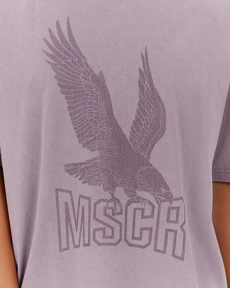 ESSENTIALS EAGLE TEE - FADED PLUM