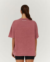 ESSENTIALS MSCR TEE - FADED BERRY