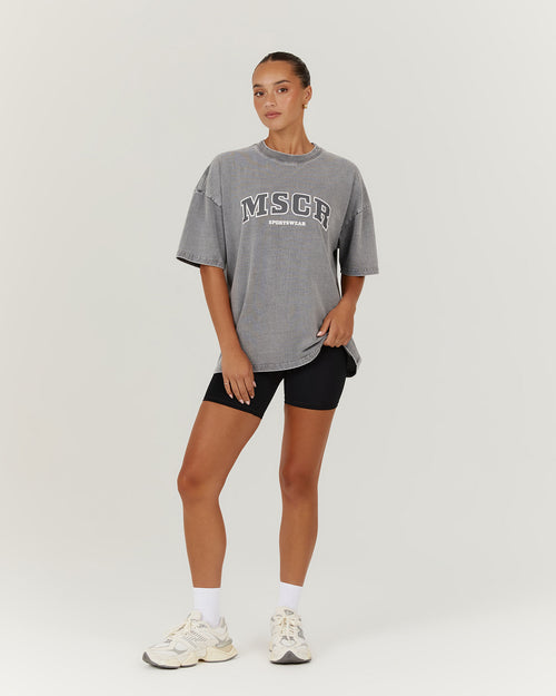 ESSENTIALS MSCR TEE - FADED GREY